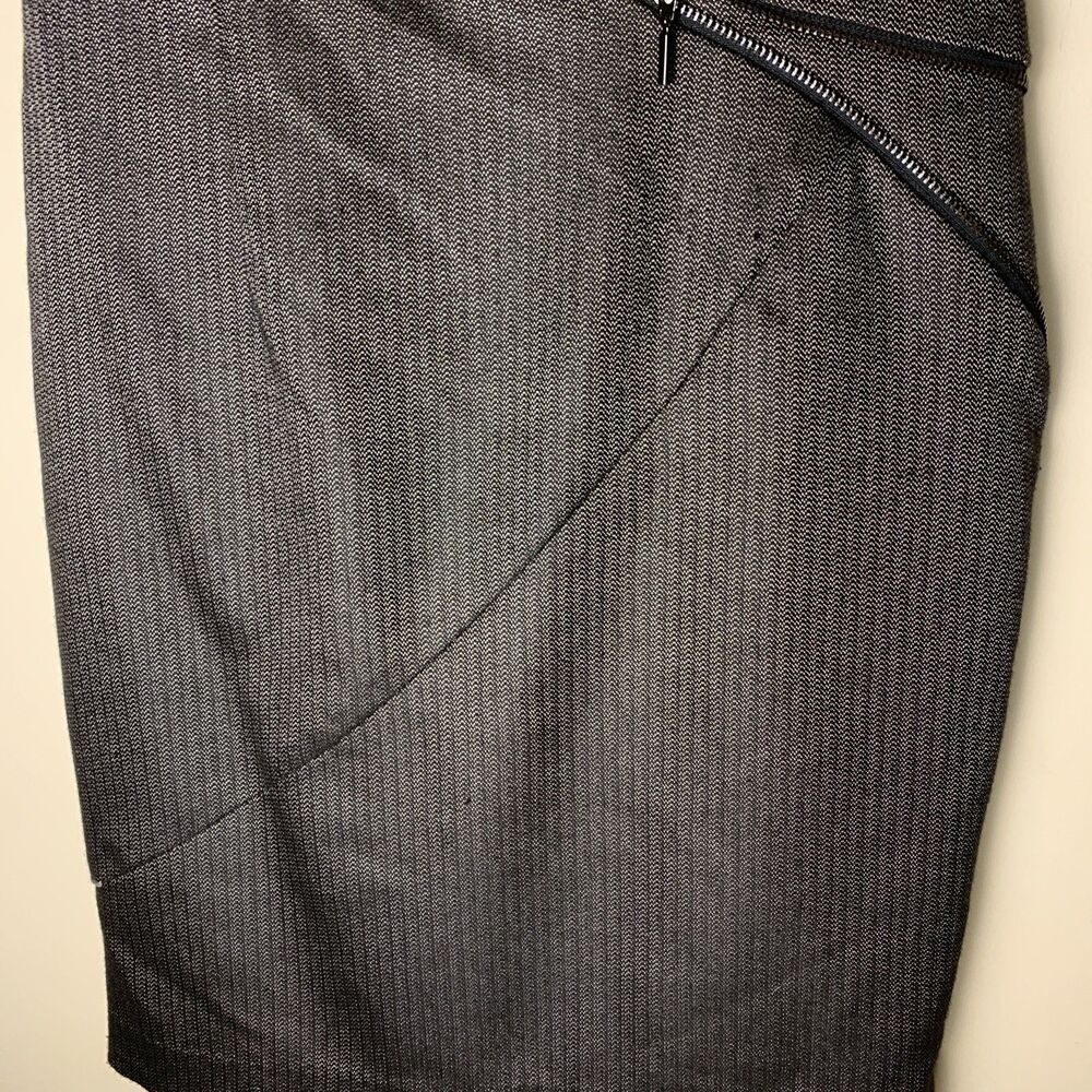bebe Y2K Women Herringbone Strapless Bodycon Dress Sz 6 Bodycon Party Sexy - Picture 7 of 16